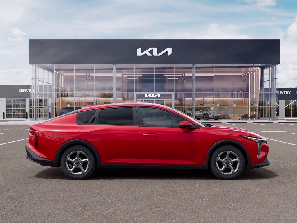 2026 Currant Red Kia K4 LXS FWD Sedan