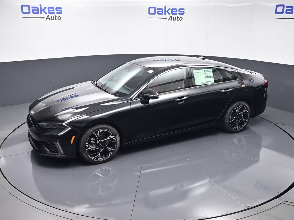 2026 Aurora Black Pearl Kia K5 GT-Line AWD Sedan