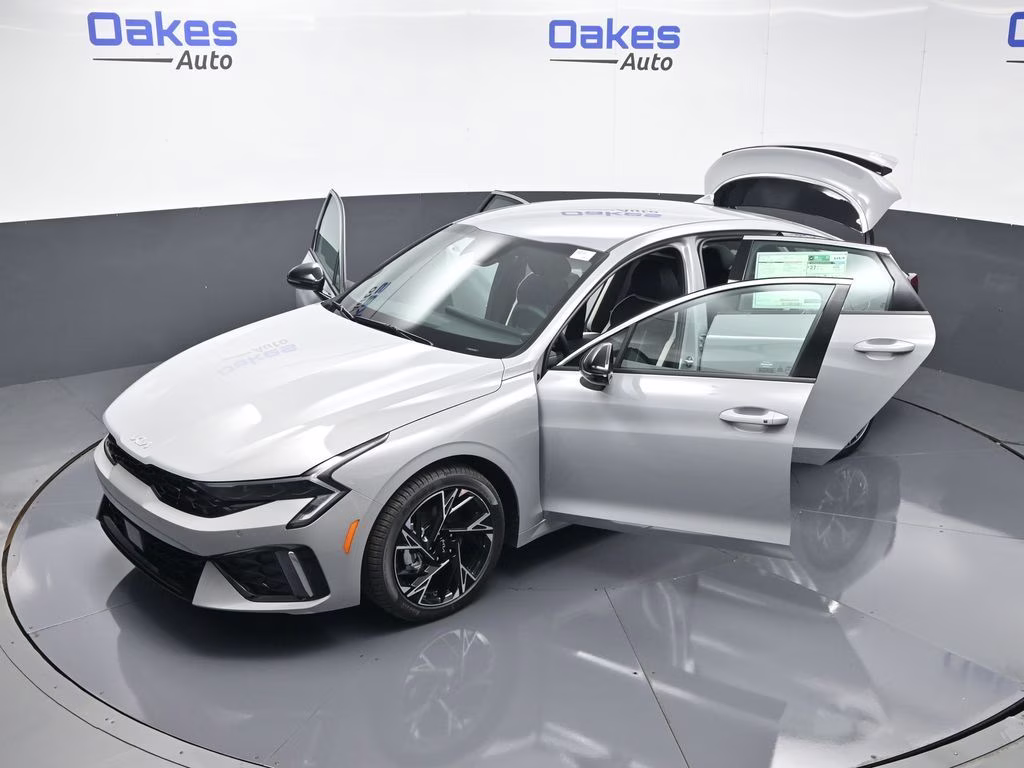 2026 Wolf Gray Kia K5 GT-Line AWD Sedan
