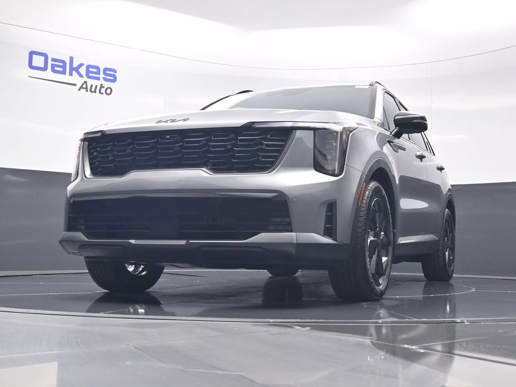 2026 Steel Gray Kia Sorento Hybrid X-Line SX Prestige AWD SUV
