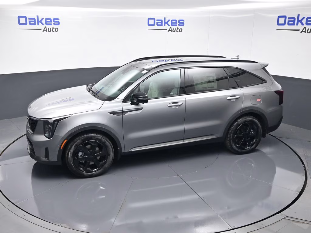 2026 Steel Gray Kia Sorento Hybrid X-Line SX Prestige AWD SUV