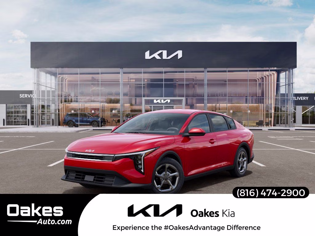 2026 Currant Red Kia K4 LXS FWD Sedan