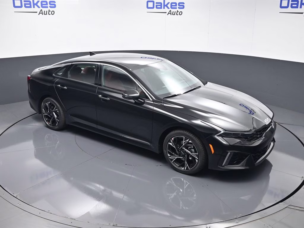 2026 Aurora Black Pearl Kia K5 GT-Line AWD Sedan
