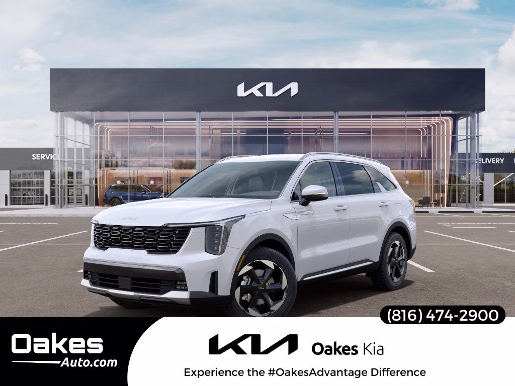 2026 Snow White Pearl Kia Sorento Hybrid EX AWD SUV