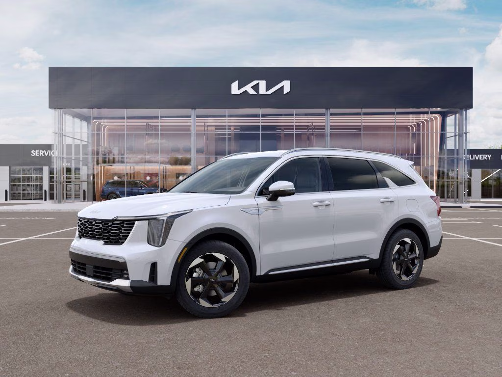 2026 Snow White Pearl Kia Sorento Hybrid EX AWD SUV