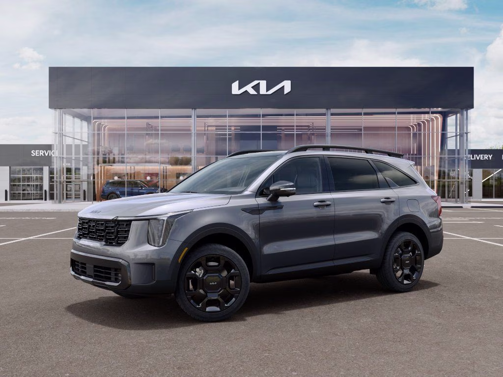 2026 Steel Gray Kia Sorento Hybrid X-Line SX Prestige AWD SUV