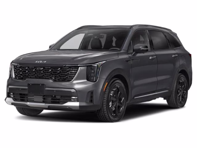 2026 Interstellar Gray Kia Sorento Hybrid X-Line SX Prestige AWD SUV