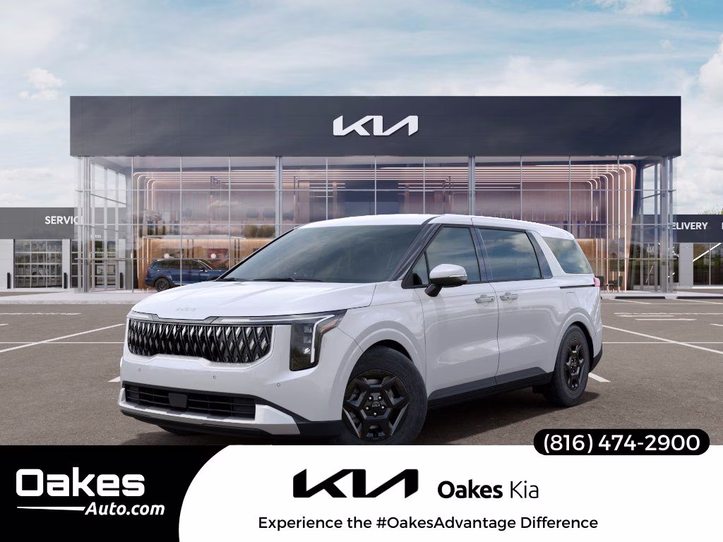 2026 Snow White Pearl Kia Carnival LXS FWD Van