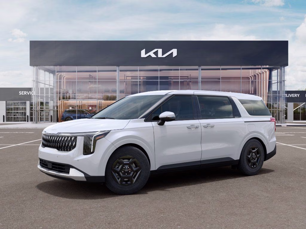2026 Snow White Pearl Kia Carnival LXS FWD Van