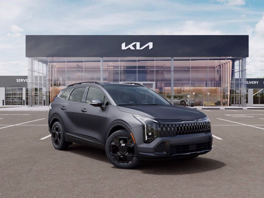 2026 Shadow Matte Gray Kia Sportage Hybrid X-Line AWD SUV