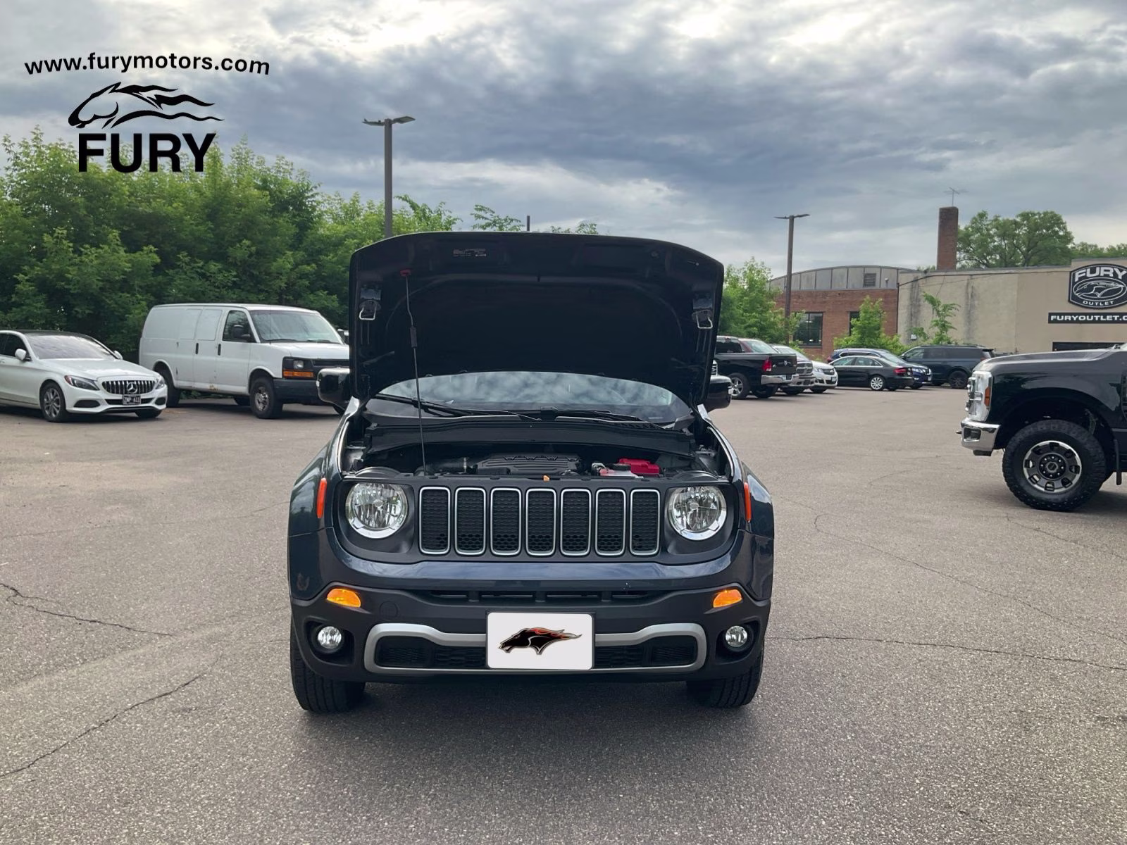 2023 Slate Blue Pearlcoat Jeep Renegade Latitude 4X4 SUV