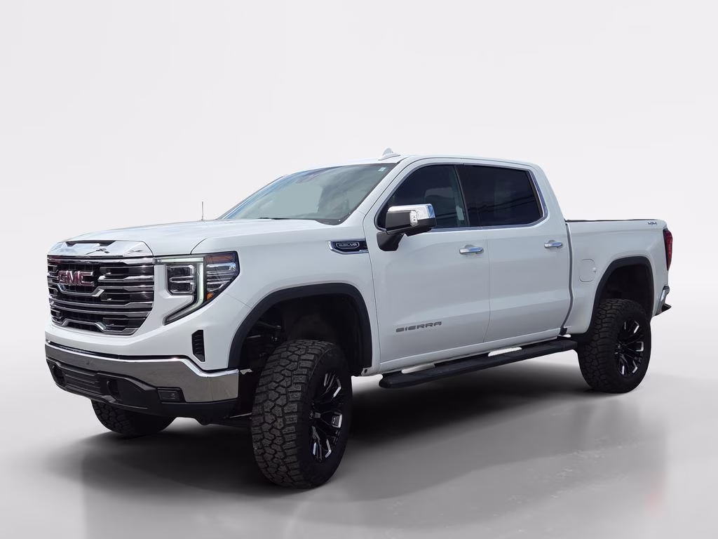 2024 Summit White GMC Sierra 1500 SLT 4X4 Truck