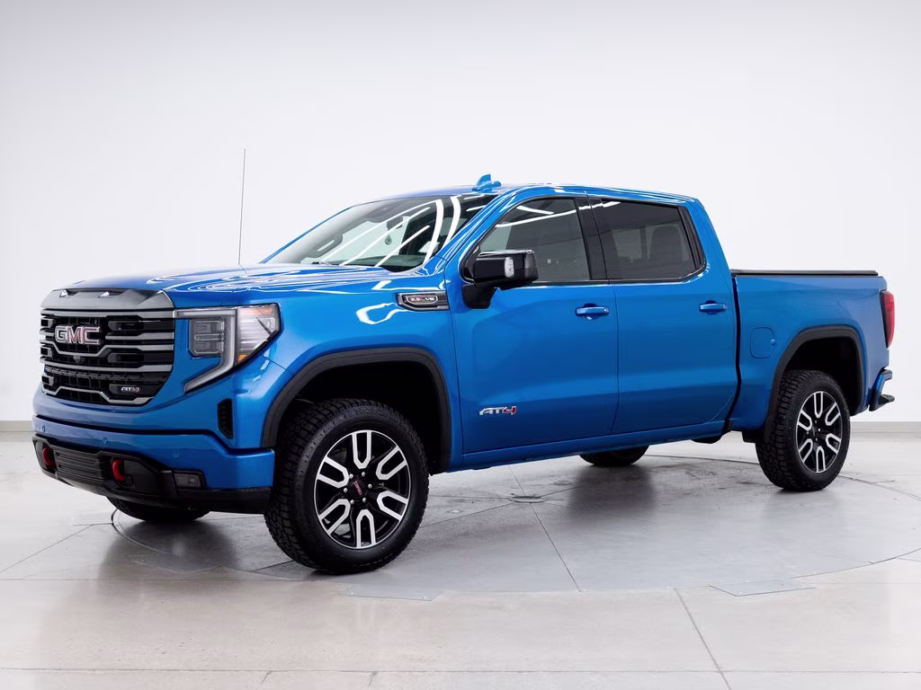 2024 Blue Metallic GMC Sierra 1500 AT4 4X4 Truck
