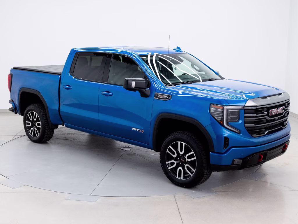 2024 Blue Metallic GMC Sierra 1500 AT4 4X4 Truck