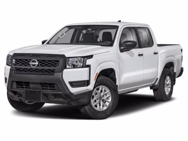 2026 Glacier White Nissan Frontier S 4X4 Truck