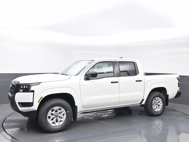 2026 Glacier White Nissan Frontier S 4X4 Truck