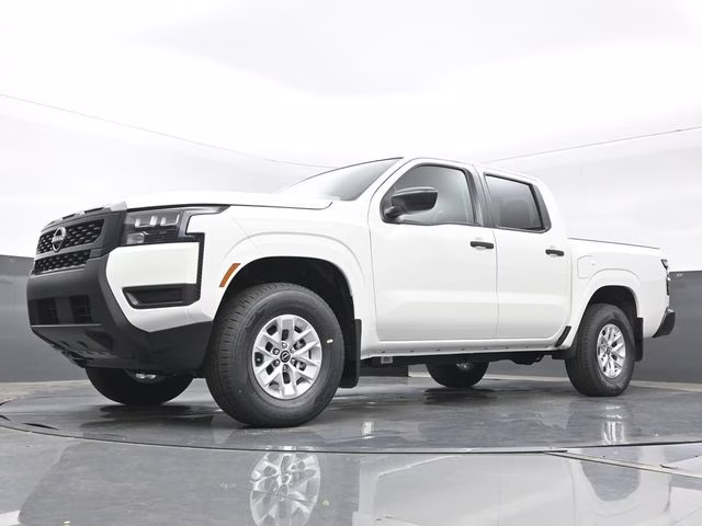 2026 Glacier White Nissan Frontier S 4X4 Truck