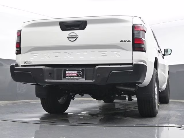 2026 Glacier White Nissan Frontier S 4X4 Truck