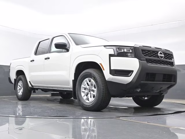 2026 Glacier White Nissan Frontier S 4X4 Truck
