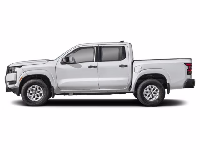 2026 Glacier White Nissan Frontier S 4X4 Truck