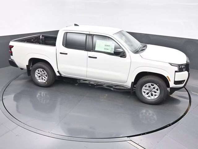 2026 Glacier White Nissan Frontier S 4X4 Truck