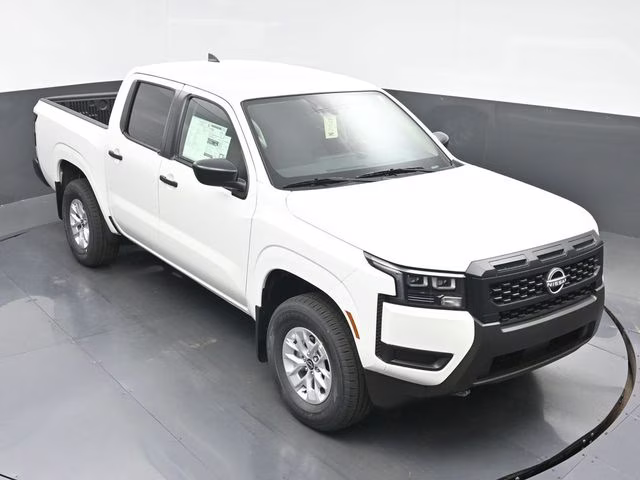 2026 Glacier White Nissan Frontier S 4X4 Truck