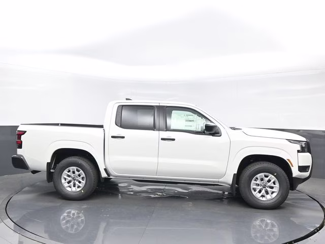 2026 Glacier White Nissan Frontier S 4X4 Truck
