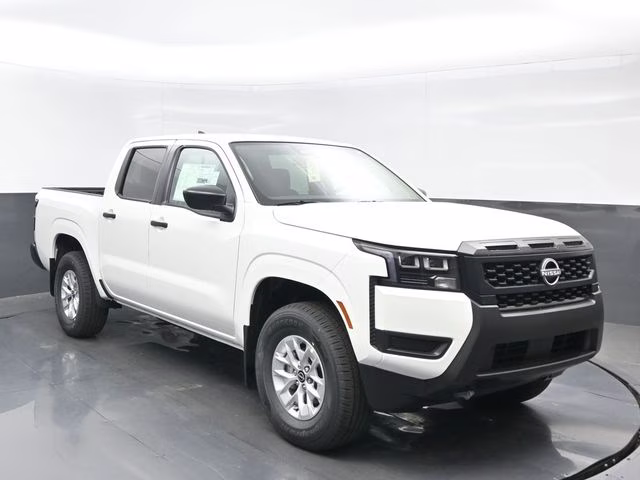 2026 Glacier White Nissan Frontier S 4X4 Truck