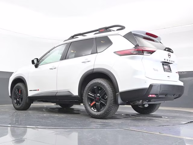 2026 Everest White Pearl Tricoat Nissan Rogue Rock Creek AWD SUV