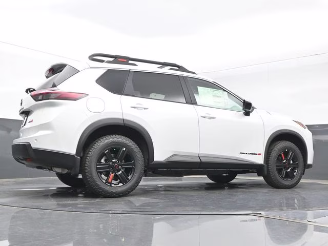 2026 Everest White Pearl Tricoat Nissan Rogue Rock Creek AWD SUV