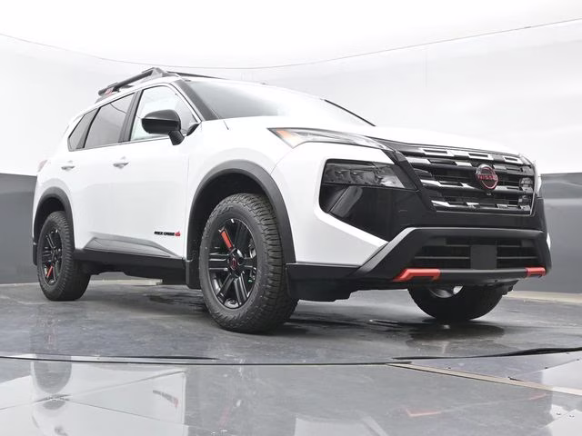 2026 Everest White Pearl Tricoat Nissan Rogue Rock Creek AWD SUV