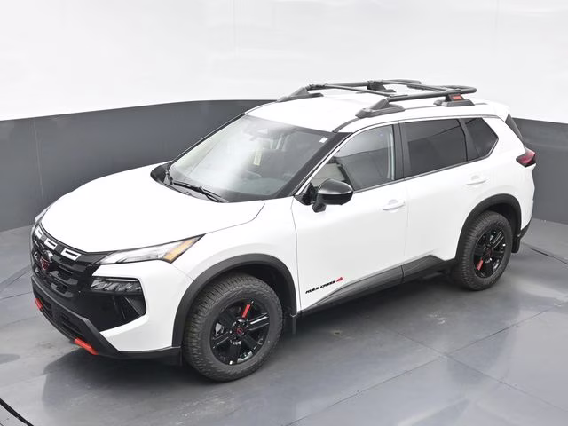 2026 Everest White Pearl Tricoat Nissan Rogue Rock Creek AWD SUV