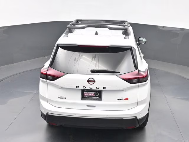 2026 Everest White Pearl Tricoat Nissan Rogue Rock Creek AWD SUV