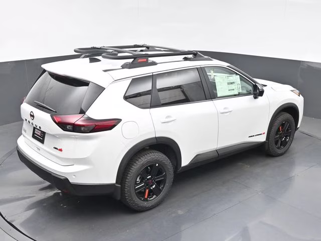 2026 Everest White Pearl Tricoat Nissan Rogue Rock Creek AWD SUV