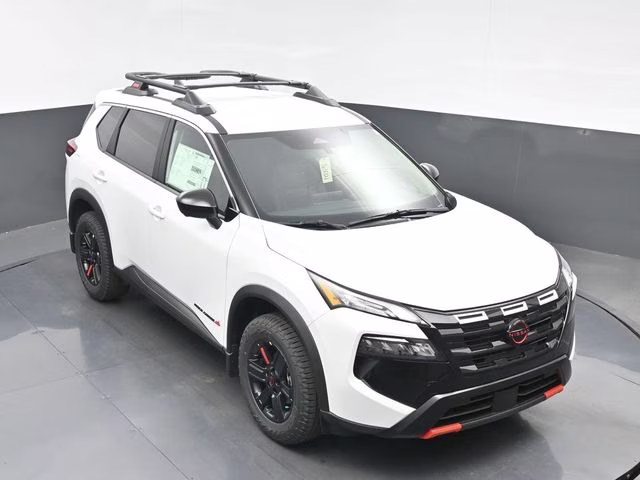 2026 Everest White Pearl Tricoat Nissan Rogue Rock Creek AWD SUV