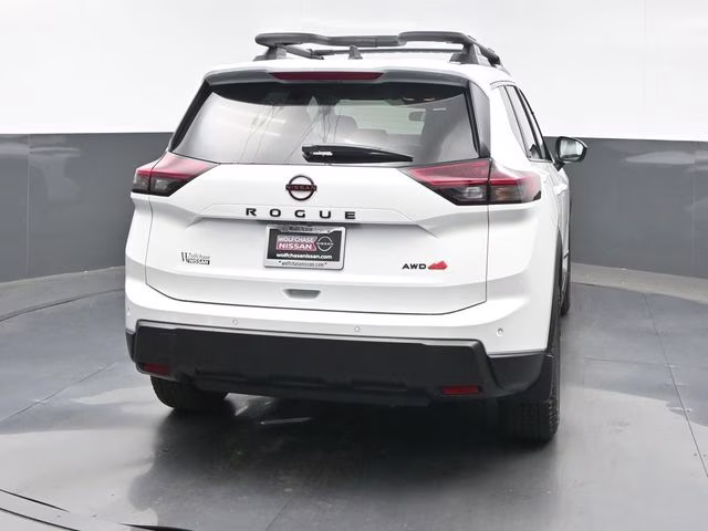 2026 Everest White Pearl Tricoat Nissan Rogue Rock Creek AWD SUV