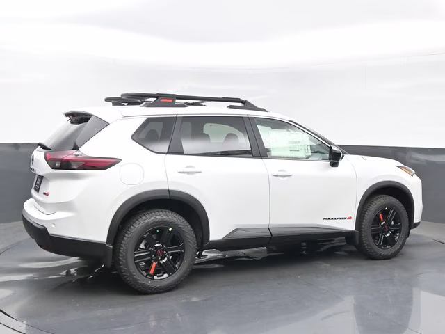 2026 Everest White Pearl Tricoat Nissan Rogue Rock Creek AWD SUV