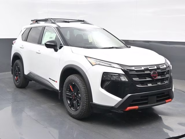 2026 Everest White Pearl Tricoat Nissan Rogue Rock Creek AWD SUV