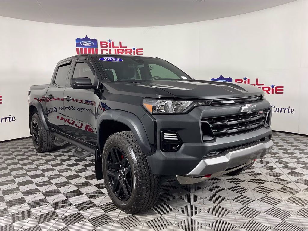 2023 Black Chevrolet Colorado Trail Boss 4X4 Truck