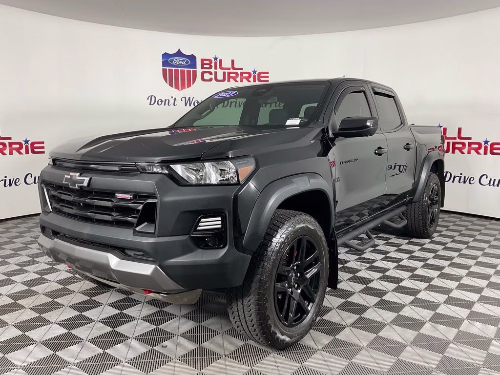 2023 Black Chevrolet Colorado Trail Boss 4X4 Truck