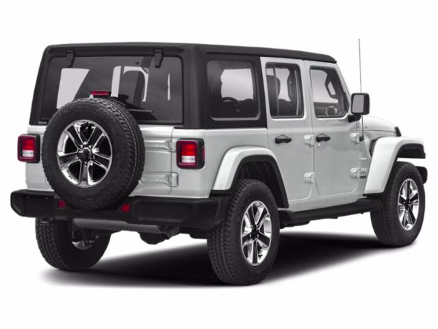 2018 Bright White Clearcoat Jeep Wrangler Unlimited Sahara 4X4 SUV