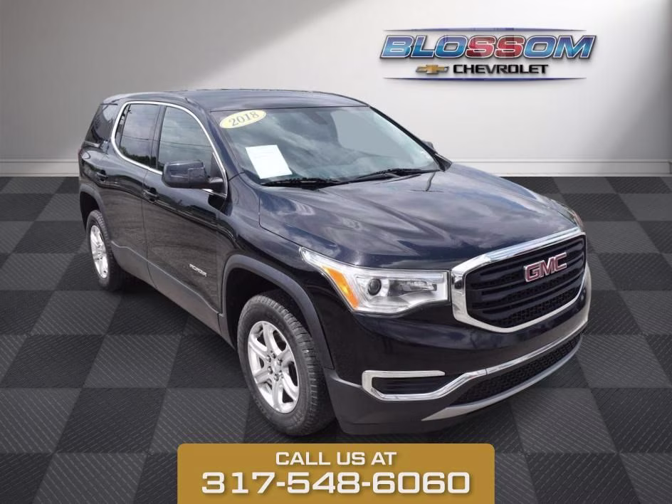 2018 Ebony Twilight Metallic GMC Acadia SLE-1 FWD SUV
