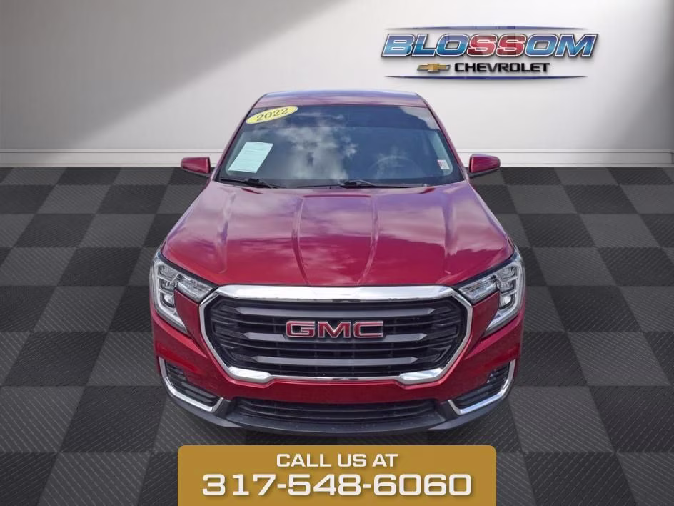 2022 Cayenne Red GMC Terrain SLE AWD SUV