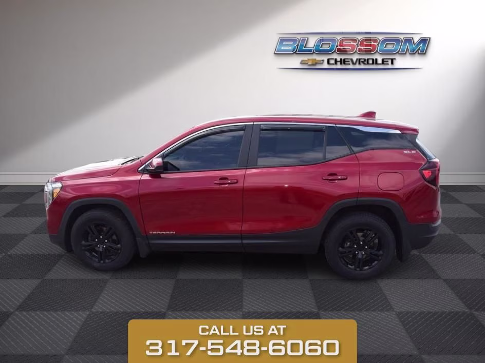 2022 Cayenne Red GMC Terrain SLE AWD SUV