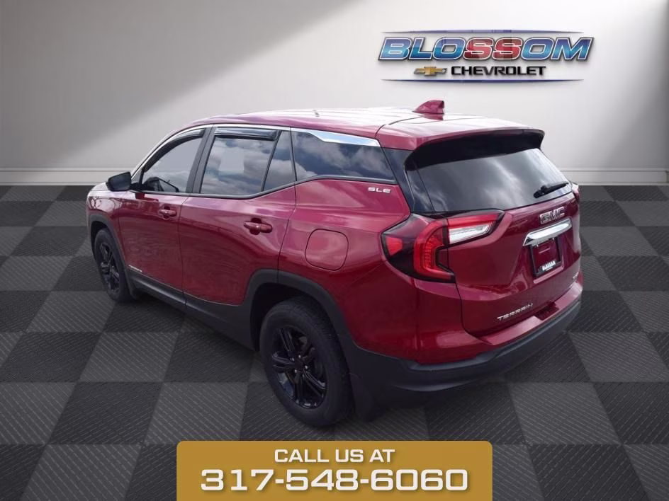 2022 Cayenne Red GMC Terrain SLE AWD SUV