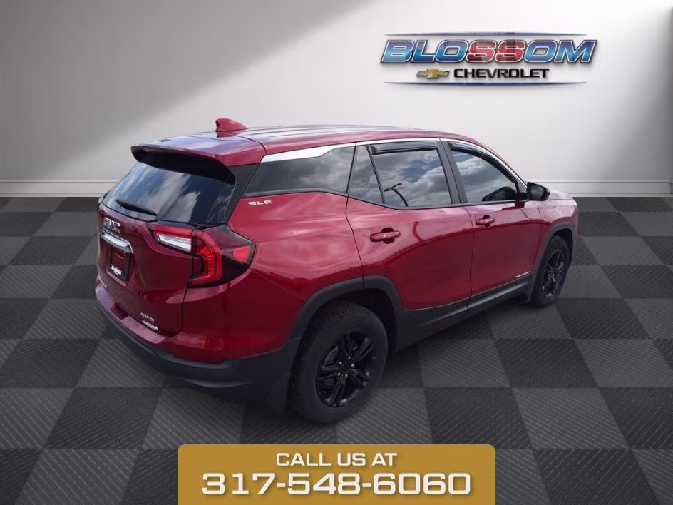 2022 Cayenne Red GMC Terrain SLE AWD SUV