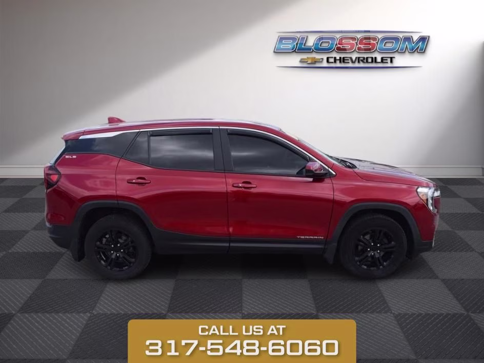 2022 Cayenne Red GMC Terrain SLE AWD SUV