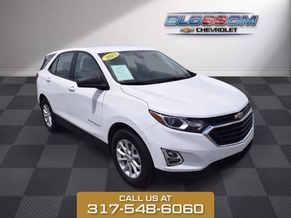 2021 Summit White Chevrolet Equinox LS FWD SUV