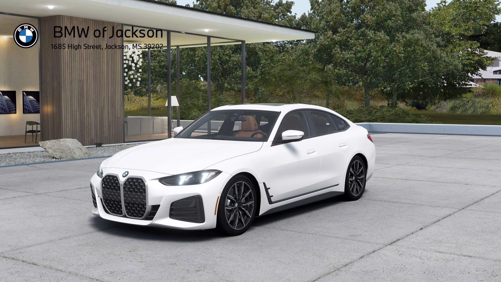 2026 Mineral White Metallic BMW 4 Series 430i Gran Coupe RWD Hatchback