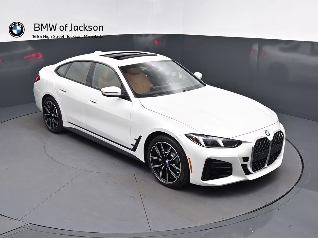 2026 Mineral White Metallic BMW 4 Series 430i Gran Coupe RWD Hatchback